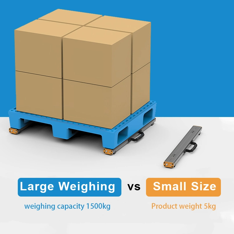 Sistema Android Scale portatile per travi, Scale di pesatura per pallet industriali Scale per travi industriali da 1500 kg 4