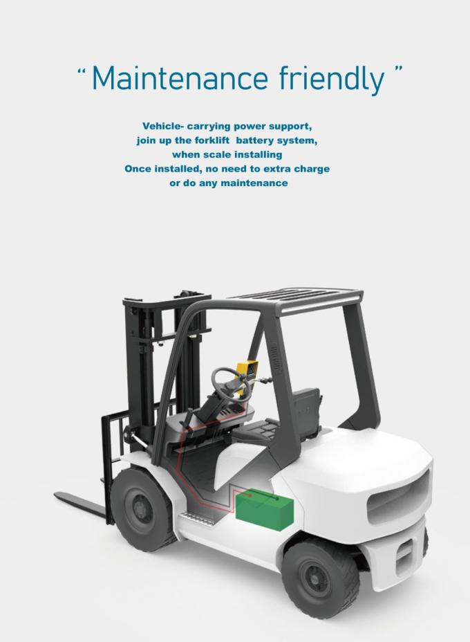 Sistema di bilanci automatici per carrelli elevatori di forchetta 5000 kg Agricoltura con sistema di bilanci per carrelli elevatori a 4 cifre 4