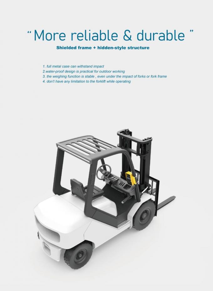 Sistema di bilanci automatici per carrelli elevatori di forchetta 5000 kg Agricoltura con sistema di bilanci per carrelli elevatori a 4 cifre 3