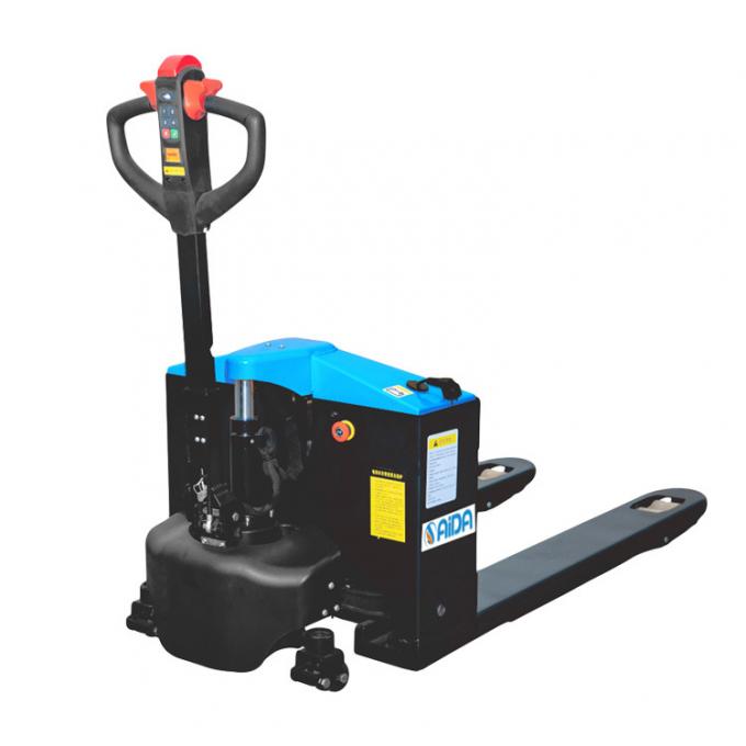 Mini hand Li Ion Pallet Jack1670mm Lunghezza complessiva Full Electric Custom 0