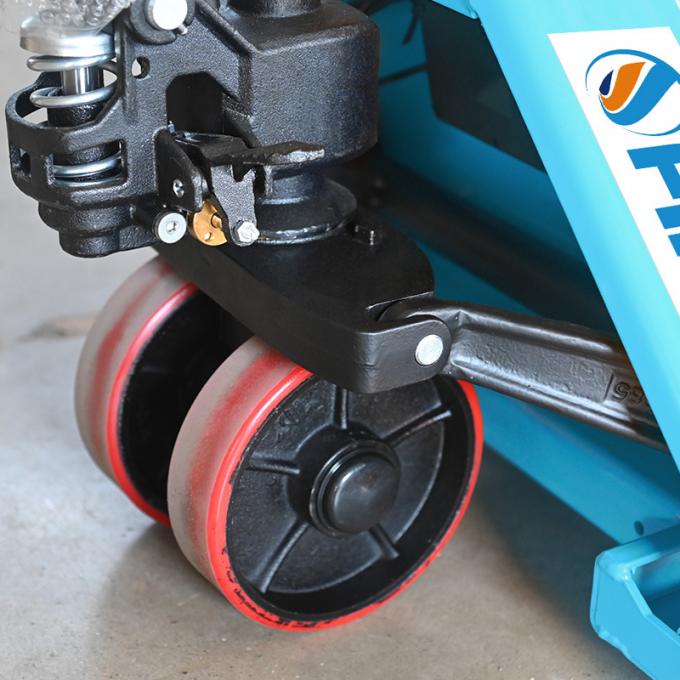 Sollevamento manuale di pallet idraulici meccanici, sollevamento manuale di pallet a pompa, carrello elevatore con bilanciere 2500 kg 2