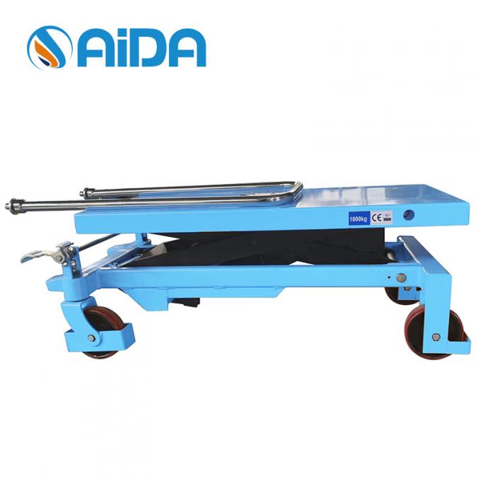 Tipo forbice Tavolo idraulico sollevatore 300 kg Isolatore mobile Tavolo sollevatore idraulico a pallet di livello medio 0