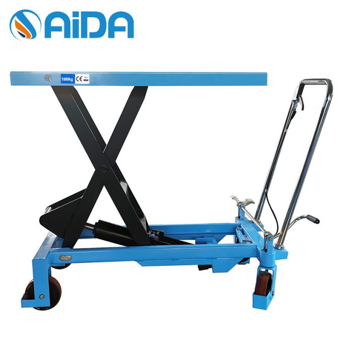 Tipo forbice Tavolo idraulico sollevatore 300 kg Isolatore mobile Tavolo sollevatore idraulico a pallet di livello medio 1