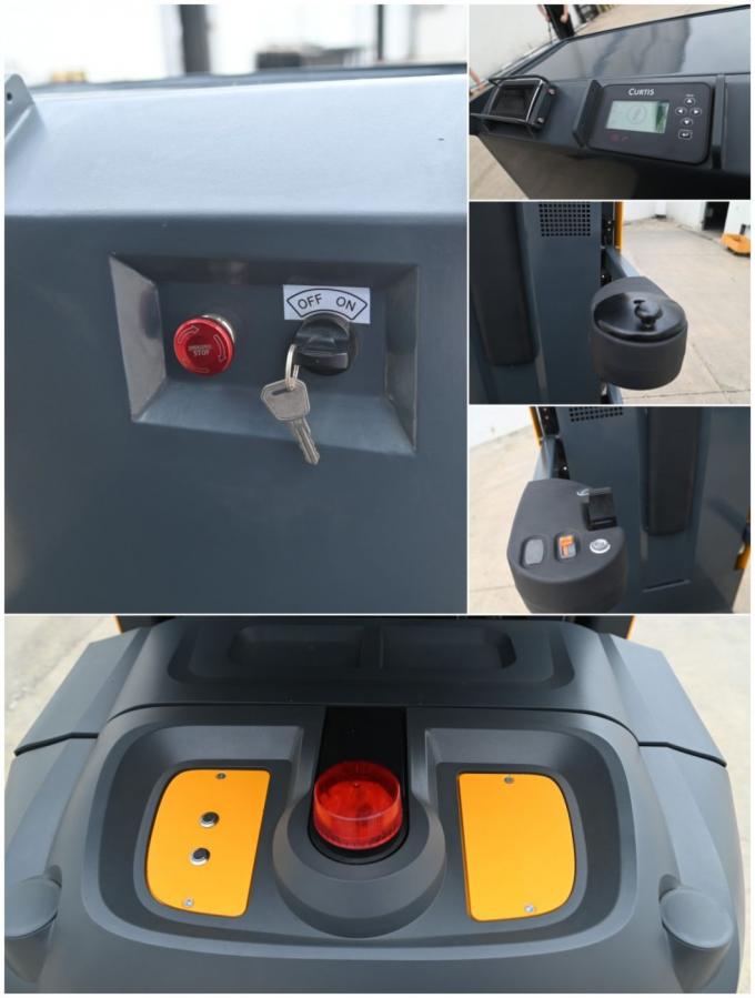 Potente magazzino di ordinazione picker camion 400kg EPS volante tipo in piedi 3