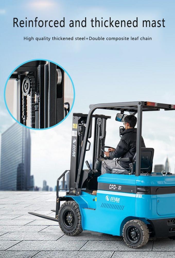 Eco-Friendly Electric Ride On Forklift ruote motrici carrello elevatore elettrico, 3t carrello elevatore elettrico altezza 3000mm 1