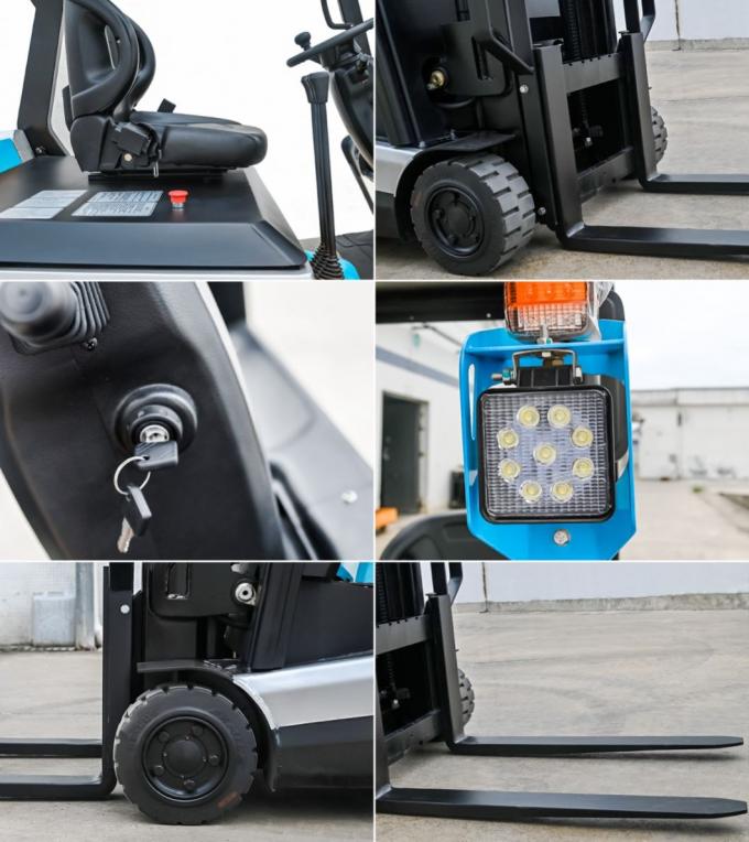 Lithium Ion Mini Elettrico a Forchetta 3000mm Altezza di sollevamento 1
