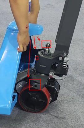 Autopropulsore di pallettruck parti 2 tonnellate manico kit modulo 3