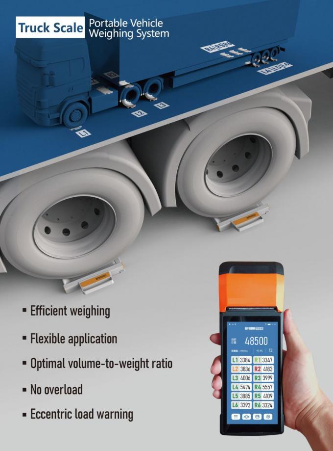 Piattaforma elettronica Scala di camion mobile da 8 tonnellate 1