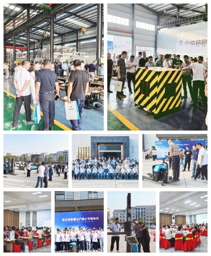 OEM Warehouse Order Picker Macchina azionata da stacker, Multi Level Order Picker 23 piedi di altezza di sollevamento 12