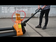 Scalatore a mano per pallet con bilancia